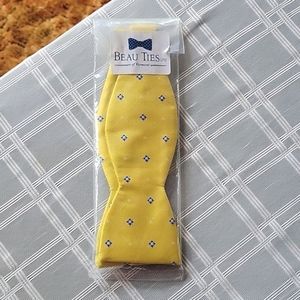 Beau Ties Ltd Hand Sewn Bowtie Vermont - Gold
